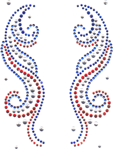 \"red, White & Blue\" Collar - Transparent Png Patriotic Red White Blue (500x484), Png Download