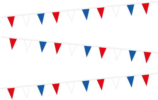 Red White & Blue Bunting - Magic Clash Of Heroes (550x400), Png Download
