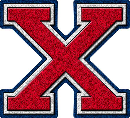 Etc > Presentations Etc Home > Alphabets > Varsity - K In Box Letters (443x400), Png Download