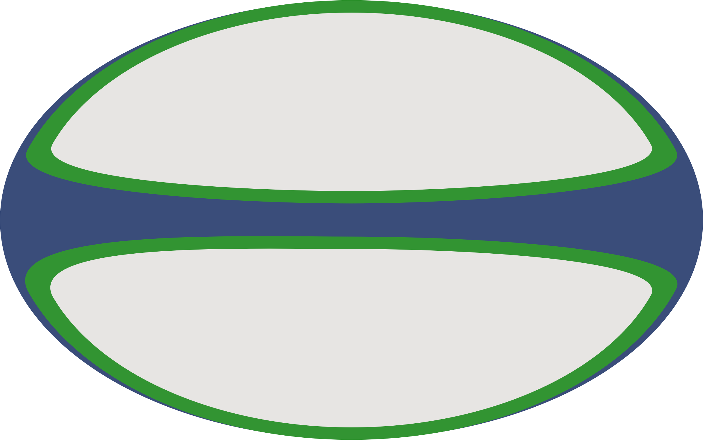 This Free Icons Png Design Of Rugby Ball 2 (2400x1504), Png Download