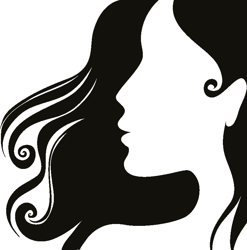 Cosmetic, Decor, Decorative, Elegance, Face, Fashion, - Woman Head Silhouette (799x808), Png Download