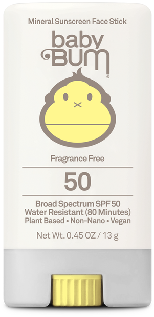 Sun Bum Baby Bum Lotion Spf 50 Stick- - Sun Bum - Baby Bum Premium Natural Sunscreen Stick (321x659), Png Download