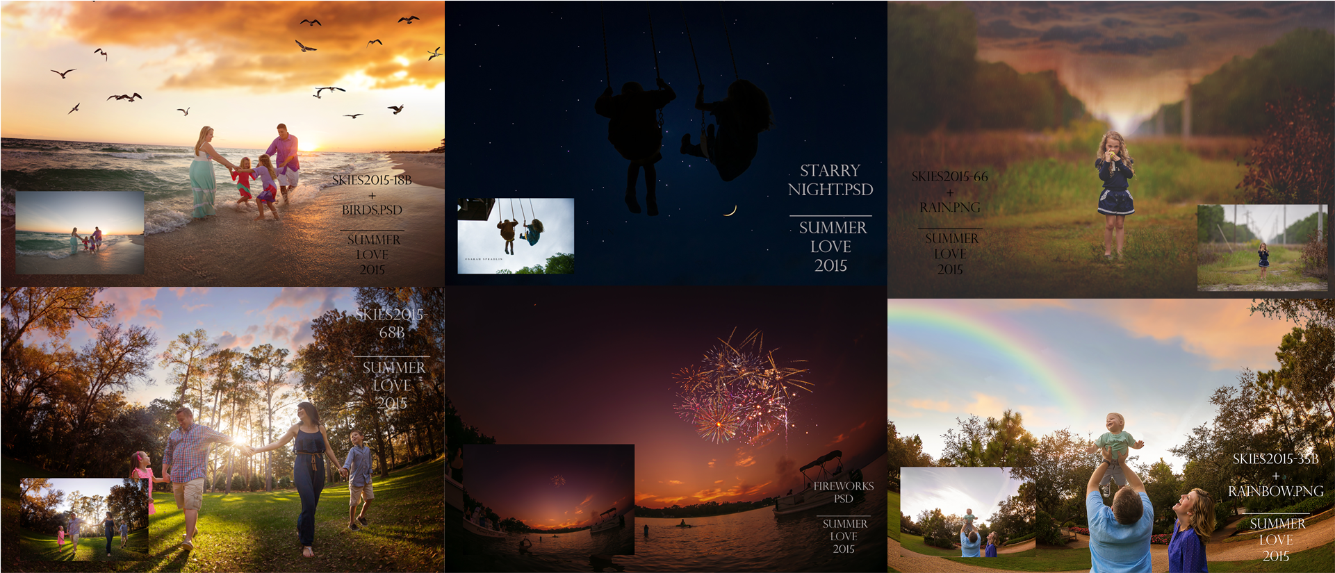 Summer Love Sky Overlays Summer Elements Bundle - Cloud (1920x1080), Png Download
