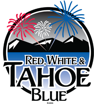 Red White Tahoe Blue Celebration - Lake Tahoe (350x372), Png Download