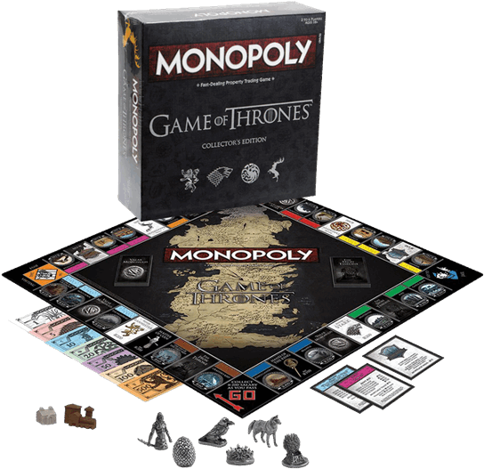 1 Of - Game Of Thrones Collector's Edition Monopoly (600x600), Png Download