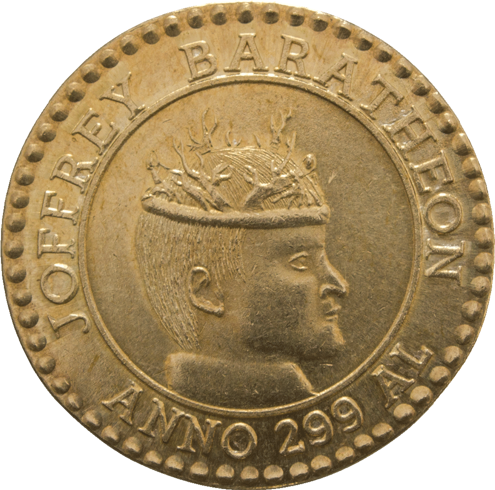 Joffrey Baratheon Dragon - Game Of Thrones Dead Man 7 Coin Set (600x600), Png Download