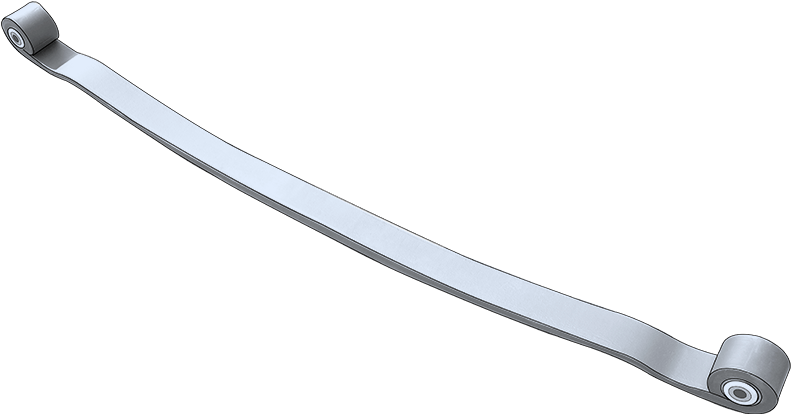 The Design Of This Leaf Spring Requires Steels Of Very - Muelles De Una Sola Hoja (900x500), Png Download