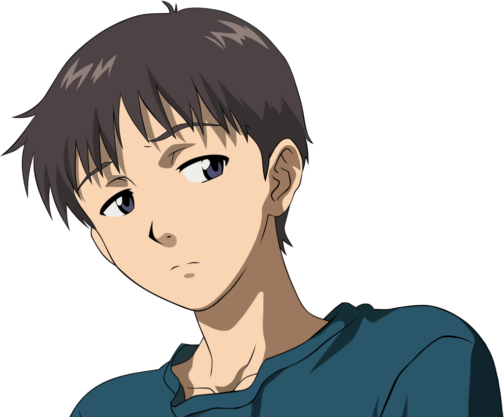 Shinji Ikari Head Png (1024x847), Png Download