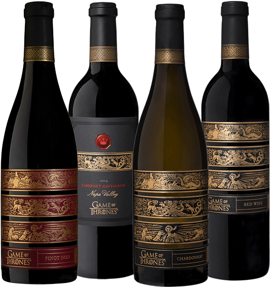 Celebrate The Final Season With The Official Game Of - Game Of Throne Wine Bottle (550x601), Png Download
