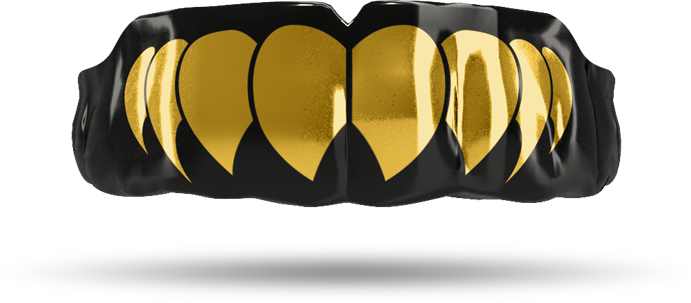 Gold-fangs - Gold (691x303), Png Download