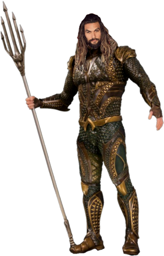 Justice League, Aquaman, Superman, Batman, Biscuit, - Justice League: Aquaman - Statue (600x893), Png Download