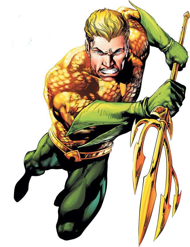 Aquaman - Justice League Aquaman Namor (900x913), Png Download