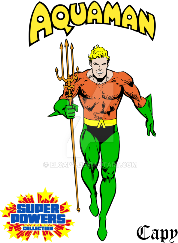 Aquaman By Elcapy - Aquaman Clip Art (600x825), Png Download