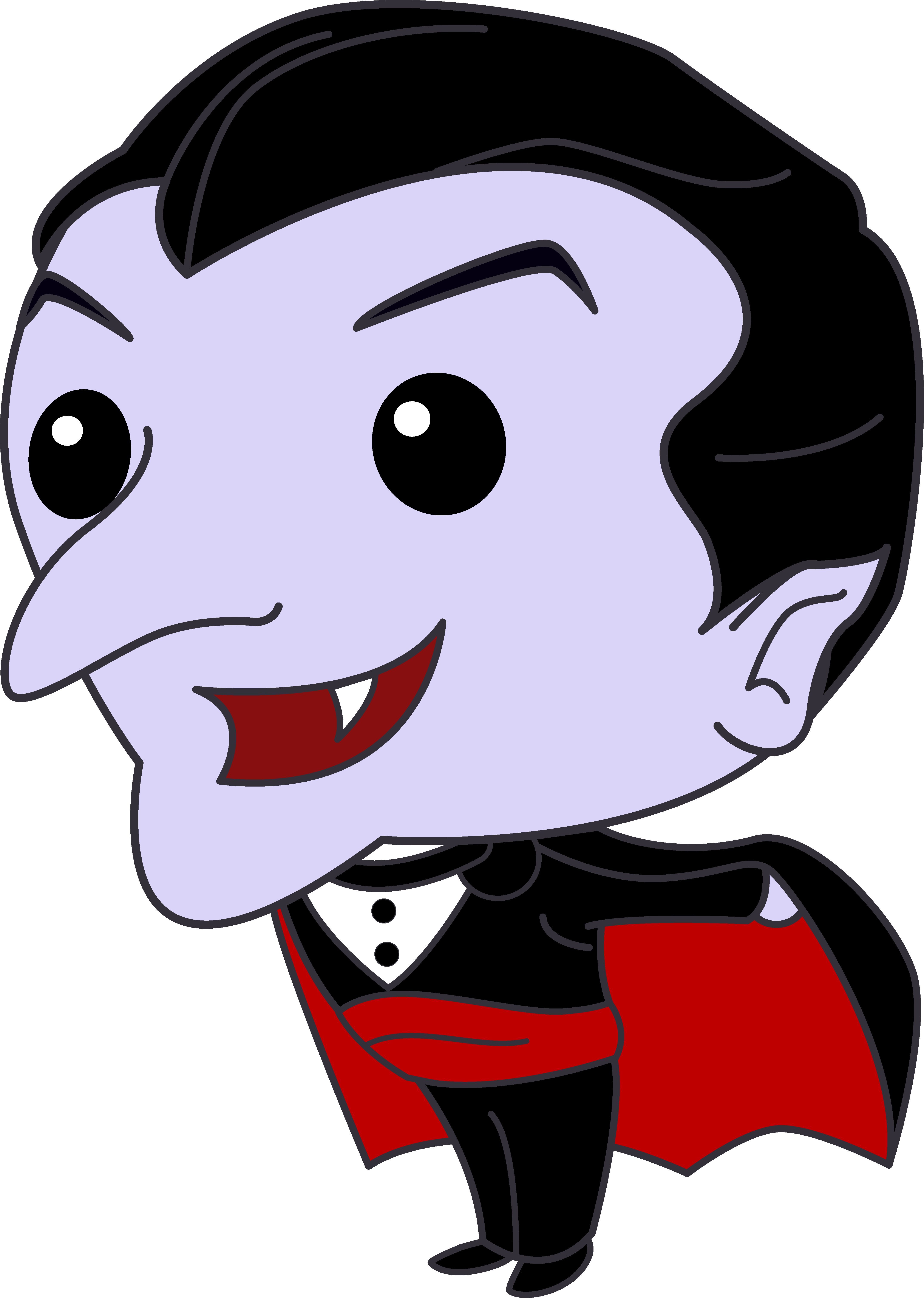 Vampire Clip Art Fangs - Vampire Clipart (4294x6030), Png Download