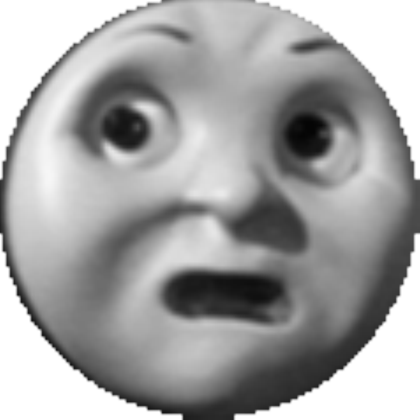 Omg - Peter Sam's Scared Face (420x420), Png Download