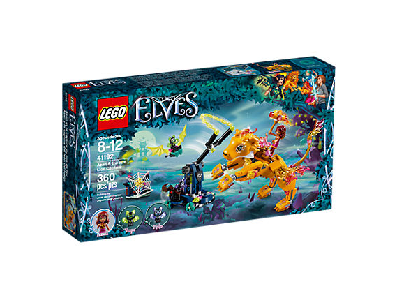 Elves ~ Azari & The Fire Lion Capture - Lego Elves Lion (758x426), Png Download
