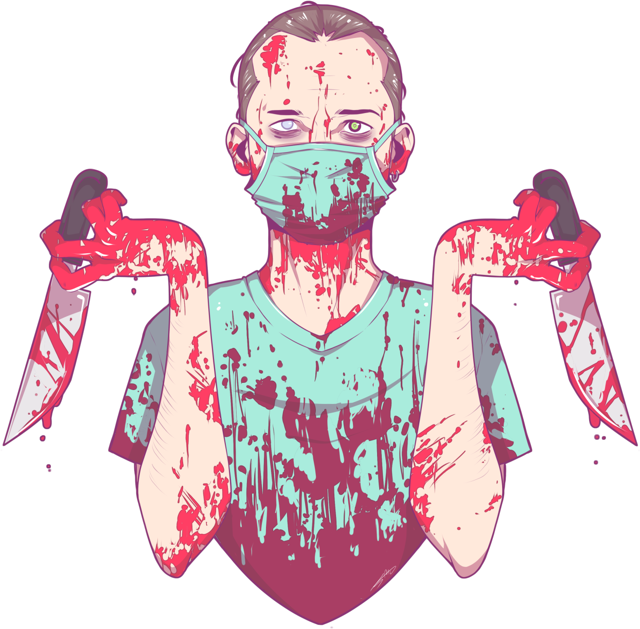 Dragonflies - Artist (1280x1256), Png Download