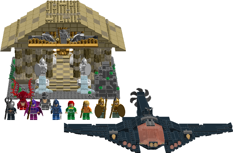 The Battle For Atlantis - Lego Battle For Atlantis (1178x608), Png Download