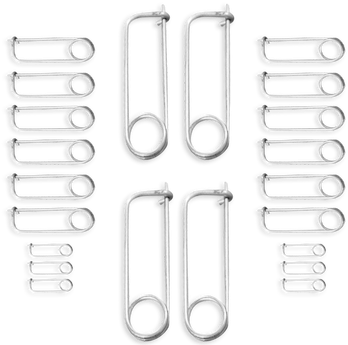 Moto-d Spring Clip Racing Safety Pins Assorted - Safety Pin (460x345), Png Download