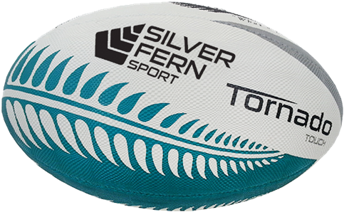 Silver Fern Tornado Touch Ball - Silver Fern (499x314), Png Download