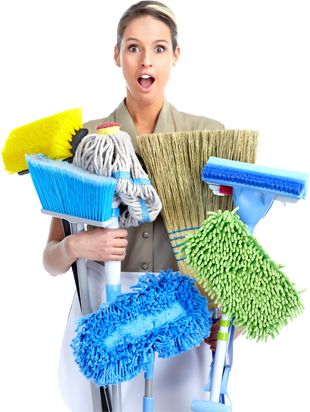 It Was A Small Business With One Employee That Was - Cleaning Girls (310x412), Png Download