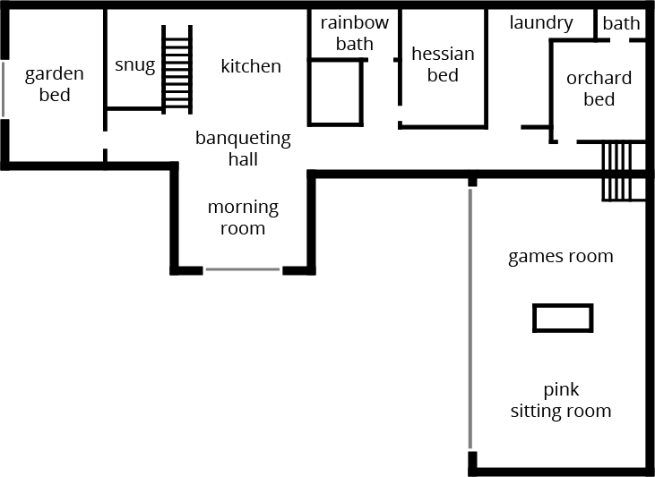 Ground Floor - Diagram (731x533), Png Download