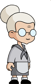 Xilam - Shuriken School - Mrs - Clean - Character Profile - Clean Profile (380x380), Png Download