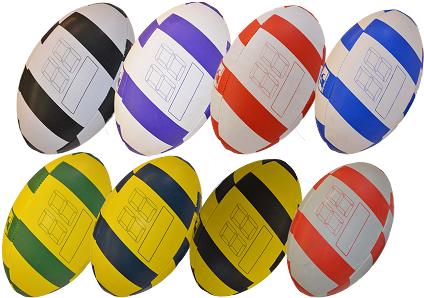 Rugby Ball (450x331), Png Download