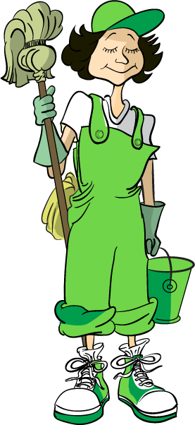Cleaning Company Kochi, House Cleaning Service, - Cleaning Lady (277x602), Png Download