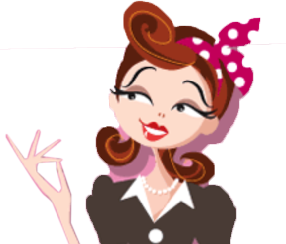 Cleaning Lady Png (576x534), Png Download
