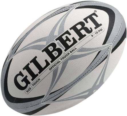 Gilbert Team Touch Rugby Ball - Gilbert Rugby Ball (480x480), Png Download