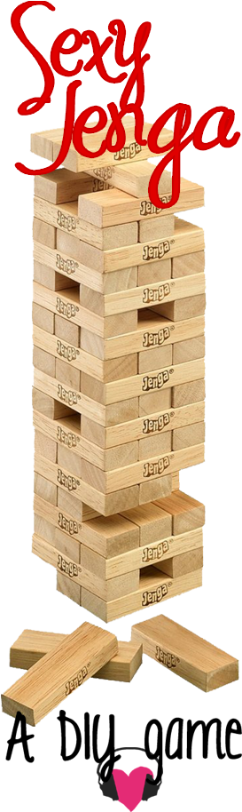 How To Make A Sexy Jenga Game - Hasbro - Jenga (300x913), Png Download