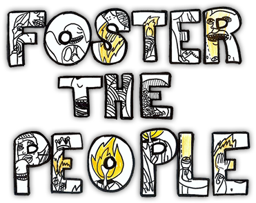 Foster The People Logo - Foster The People Music Band Keyring (800x310), Png Download