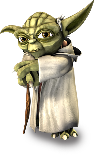 Yoda Face Png Download - Yoda The Clone Wars Png (370x609), Png Download