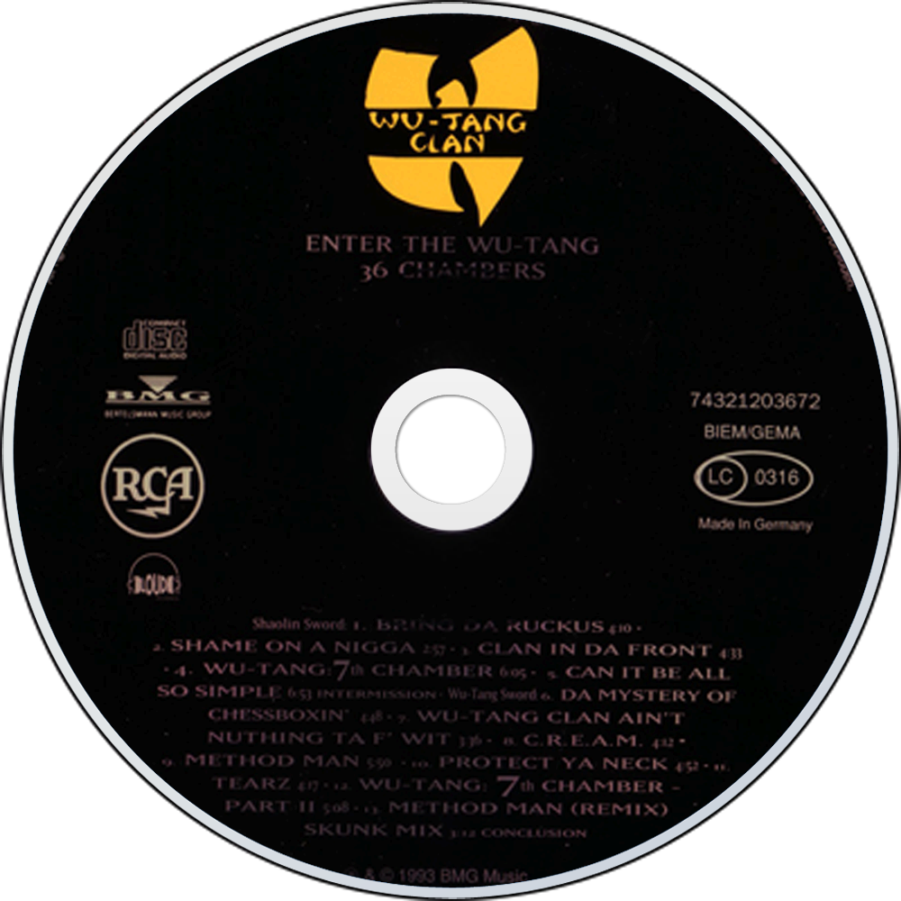 As Well As One Of The Greatest Hip Hop Albums Of All-time - Wu-tang Clan - Enter The Wu-tang Clan (36 Chambers) (1000x1000), Png Download