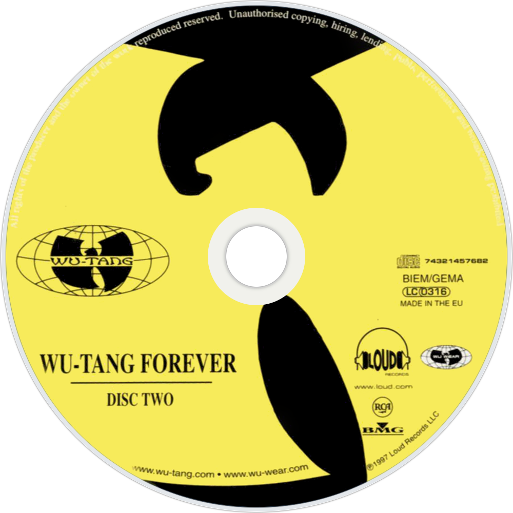 Wu Tang Clan Wu Tang Forever Cd Disc Image - Wu Tang Clan (1000x1000), Png Download