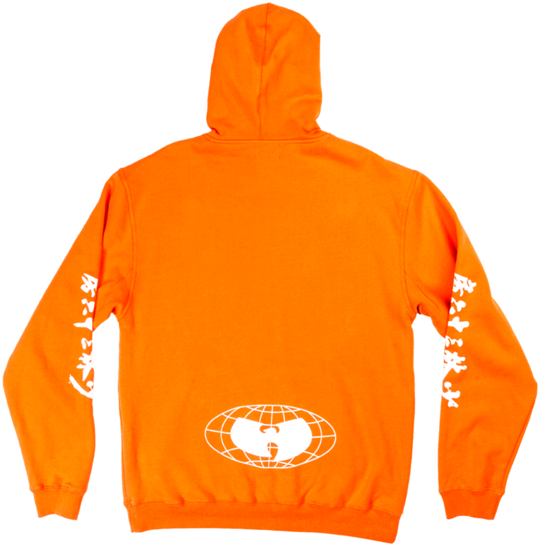 Wu-tang Hoodie - Orange - Wu Wear - Shaolin And Wu Tang (800x1101), Png Download