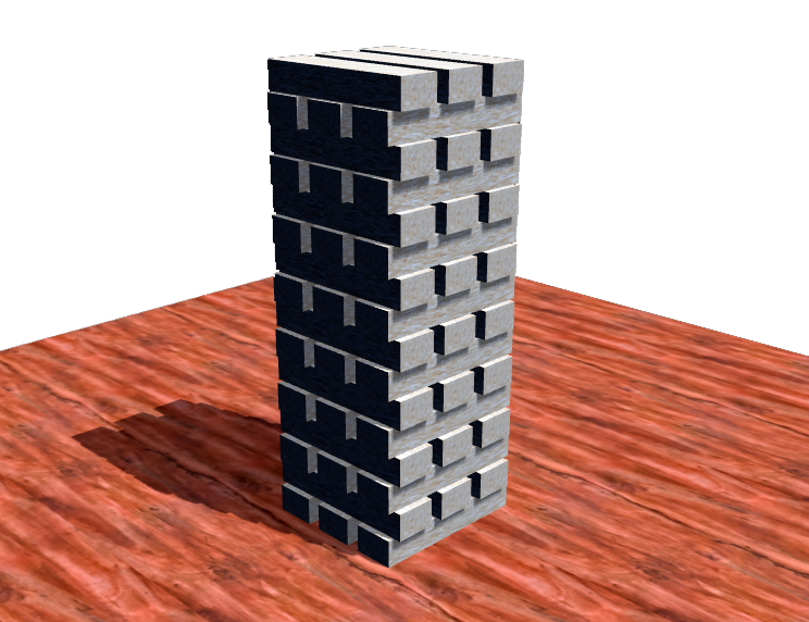 Jenga - Skyscraper (744x572), Png Download