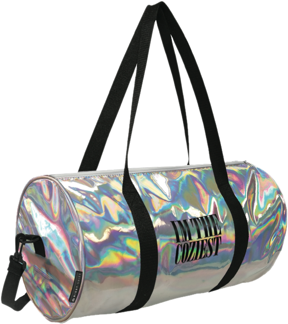 Holographic Overnight Duffle Bag - Bag (792x792), Png Download