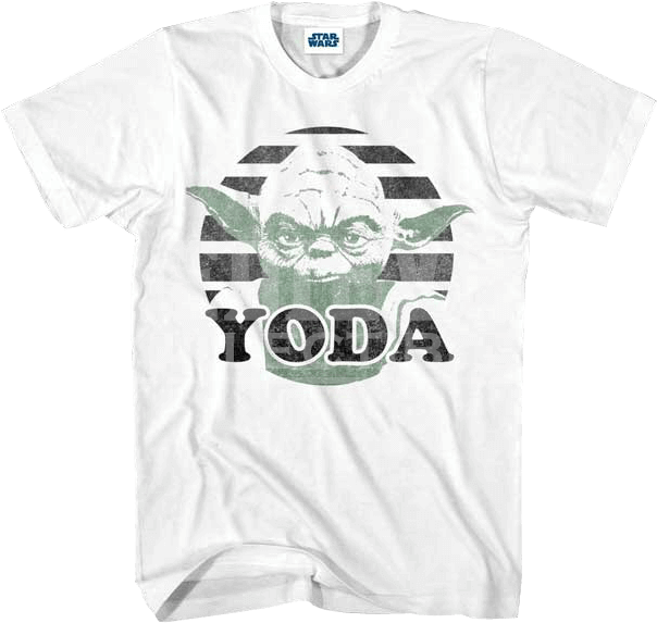 Master Yoda White T-shirt - Star Wars Jedi Master Yoda Logo Shirt (603x603), Png Download