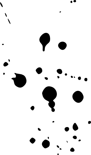 Clip Art At Clker Com Online Royalty - Gotas De Tinta Png (354x599), Png Download