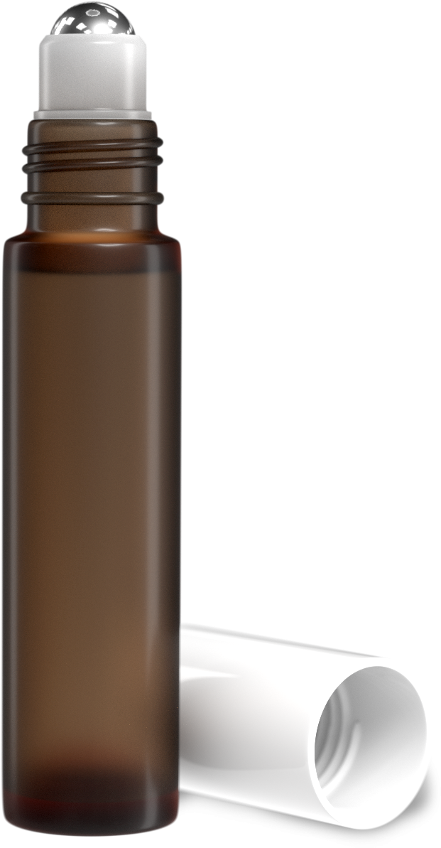 Empty Roll-on Bottle 10ml - Drawing (1242x1806), Png Download