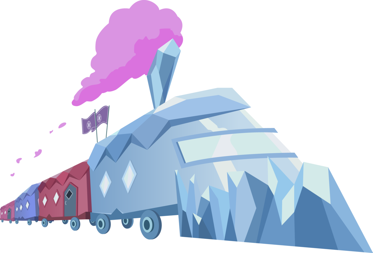 Absurd Res, Artist - Crystal Empire Train (1280x868), Png Download