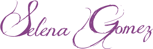 Selena Gomez Logo - Selena Gomez Name Design (657x222), Png Download