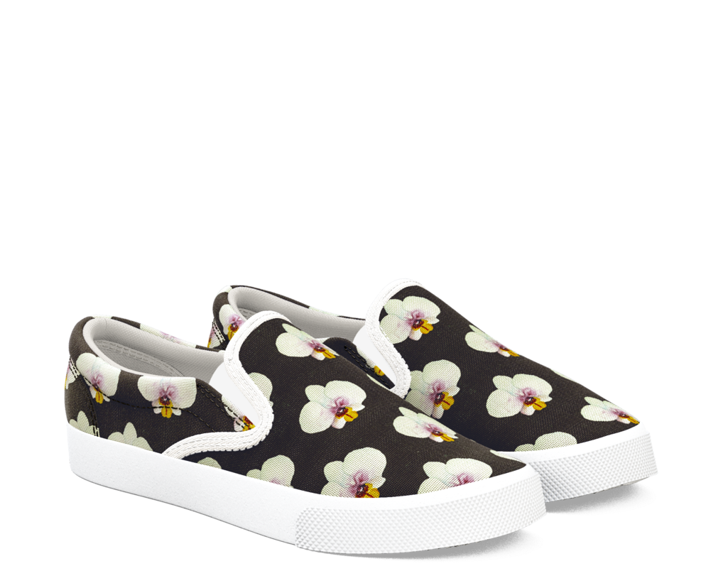 An Orchid Is Born - Slip-on Shoe (1024x1024), Png Download