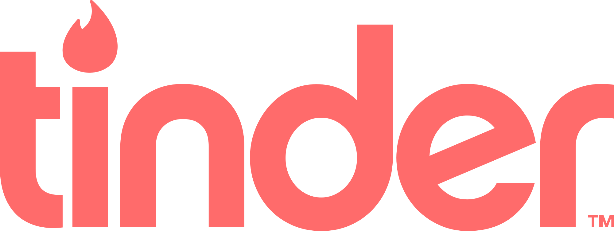 Open - Tinder Svg (2000x752), Png Download