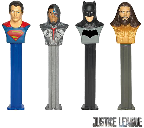 Pez Justice League Candy Dispenser Gift Tin For Fresh - Johnson Smith Co. 40704 Justice League Superhero Metahuman (500x500), Png Download