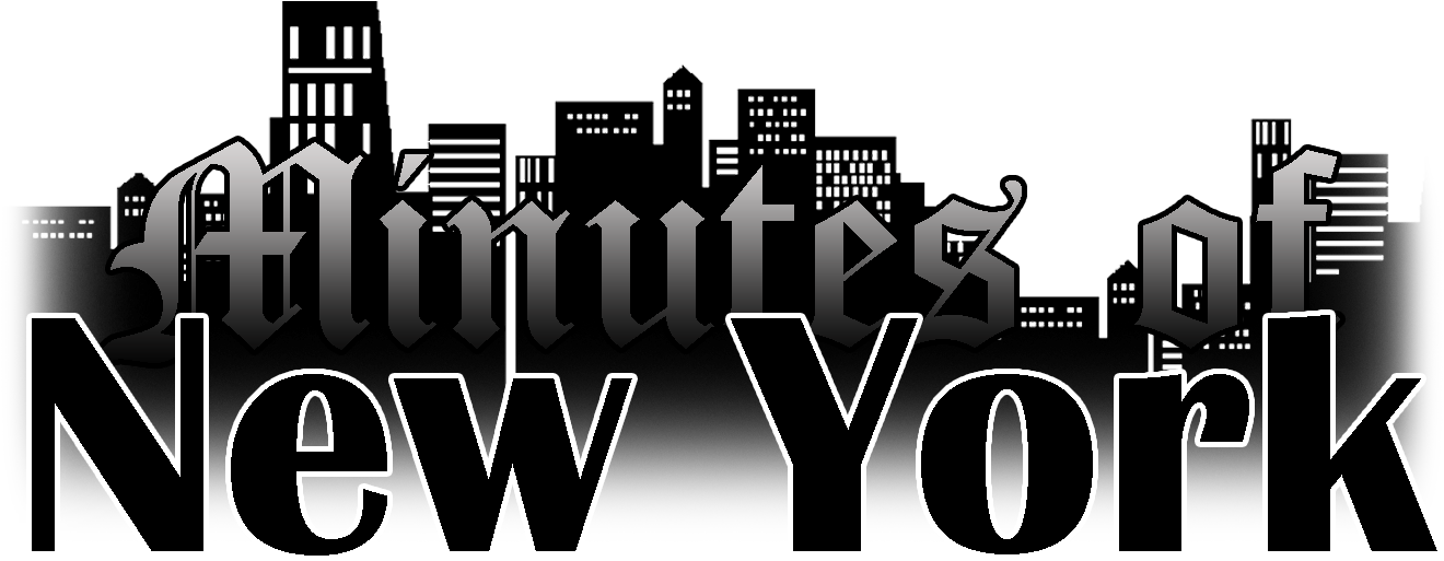 Minutes Of New York Logo Draft2 - New York Logo Png (1440x596), Png Download