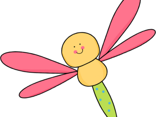Dragonfly Clipart Cartoon (640x480), Png Download