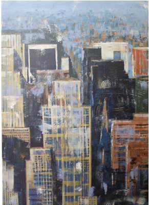 New York, Black Abyss - Cityscape (401x401), Png Download